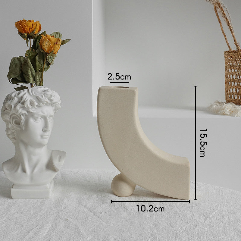 Minimalist Ceramic Decorative Vase