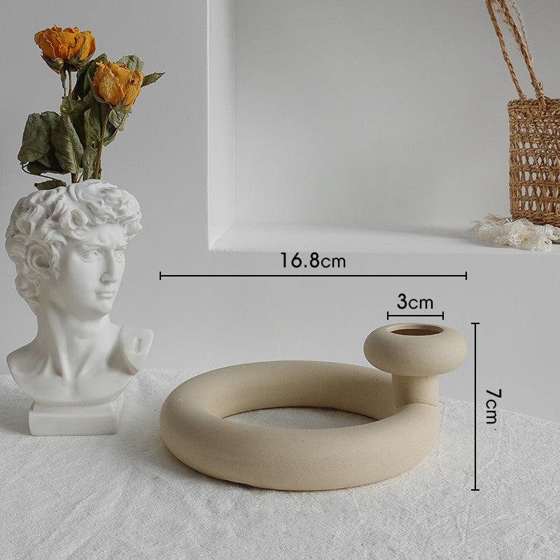 Minimalist Ceramic Decorative Vase