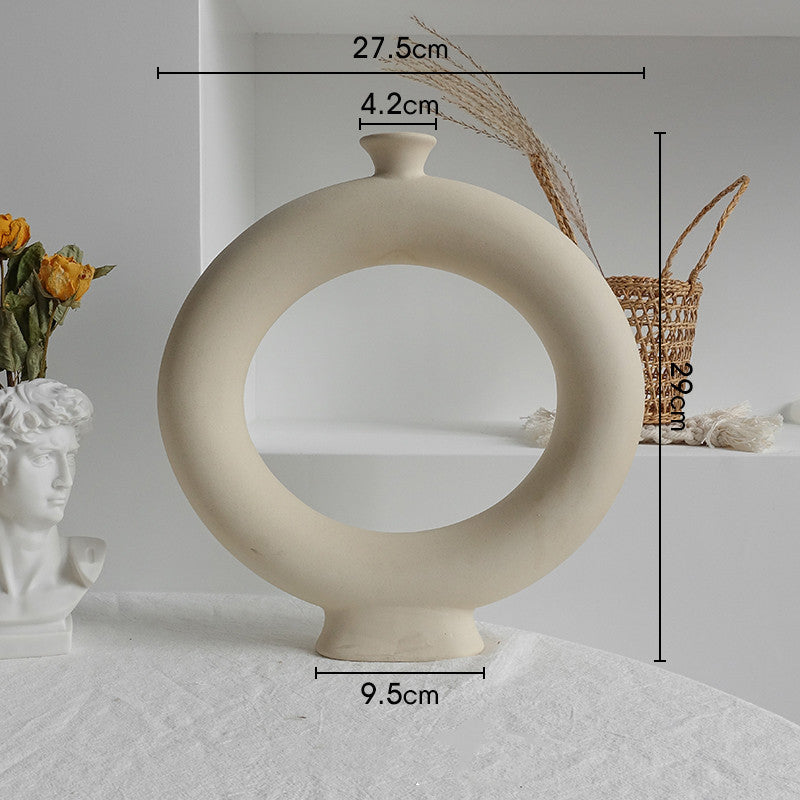 Minimalist Ceramic Decorative Vase
