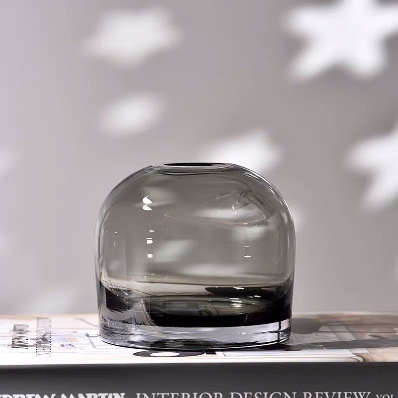 Minimalist Clear Glass Vase