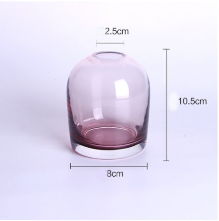 Minimalist Clear Glass Vase