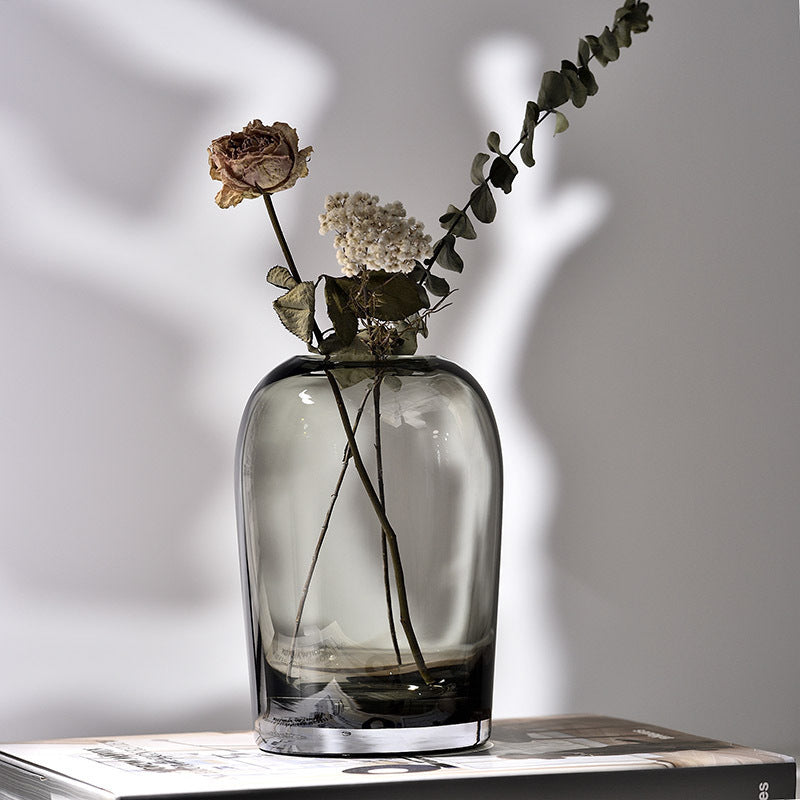 Minimalist Clear Glass Vase