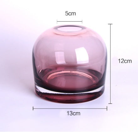 Minimalist Clear Glass Vase