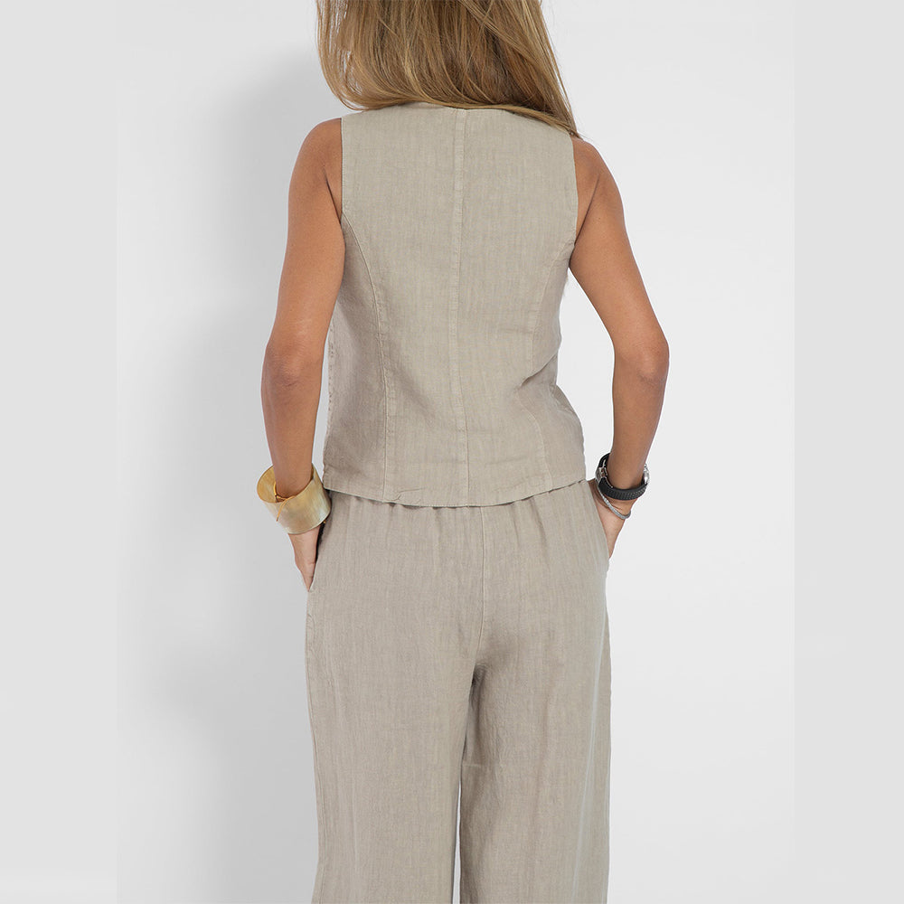 Minimalist Vest Two-Piece Set