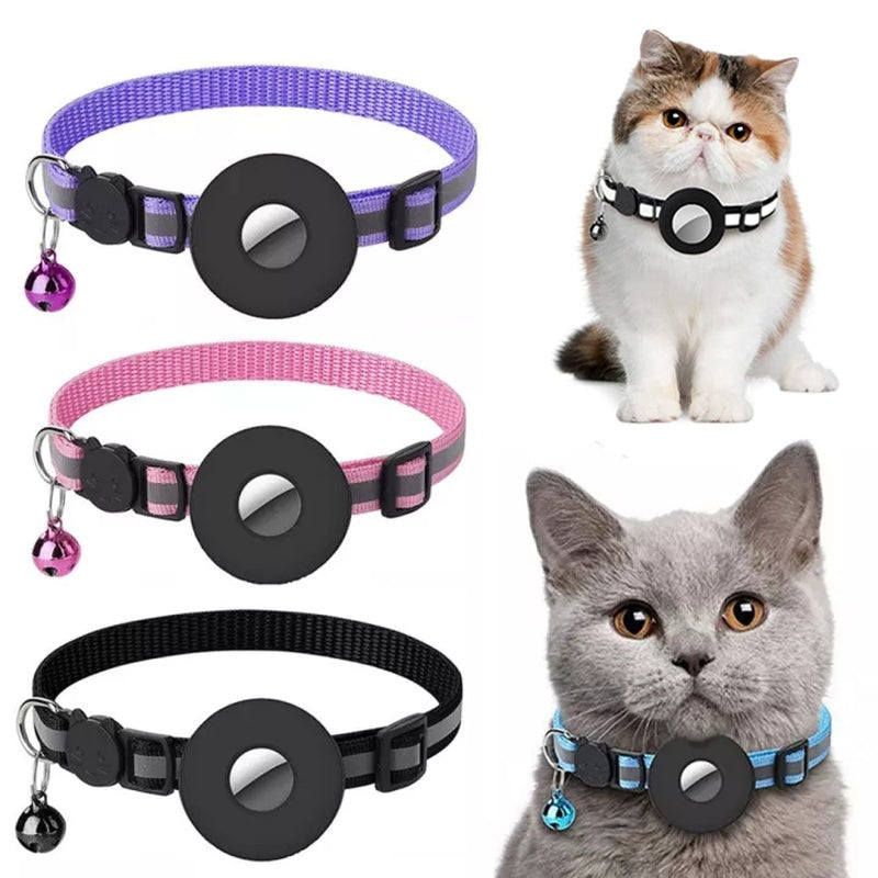 Reflective Collar Waterproof Holder Case For Air Tag - For Pets